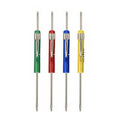 Double Header Pocket Screwdriver (Translucent Colors)